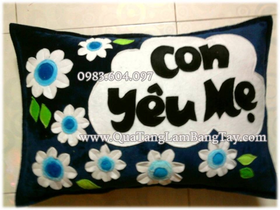 gối handmade tặng mẹ